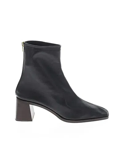 Pre-owned Asos Design Ankle Boots In Black