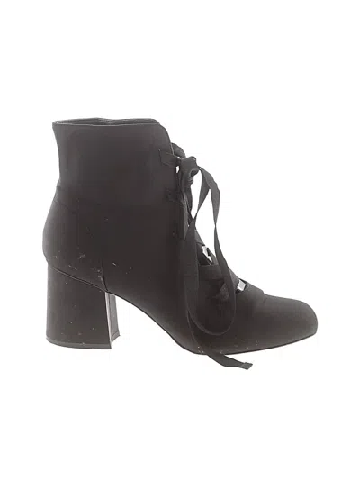 Pre-owned Asos Design Ankle Boots In Black