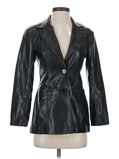 Pre-owned Asos Design Blazer Jacket In Black