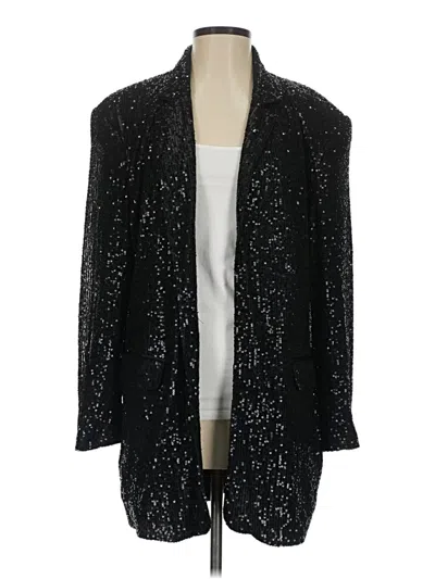 Pre-owned Asos Design Blazer Jacket In Black