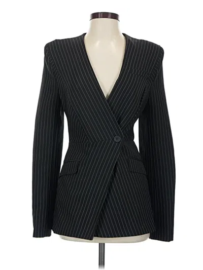 Pre-owned Asos Design Blazer Jacket In Black