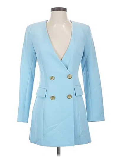 Pre-owned Asos Design Blazer Jacket In Blue