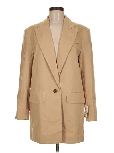 Pre-owned Asos Design Blazer Jacket In Brown