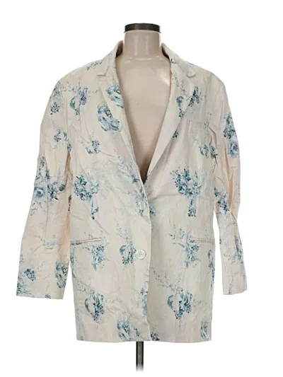 Pre-owned Asos Design Blazer Jacket In Ivory