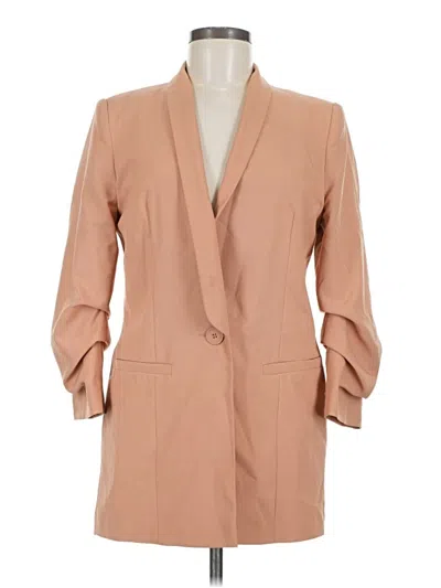 Pre-owned Asos Design Blazer Jacket In Tan
