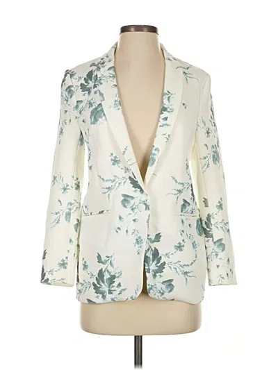 Pre-owned Asos Design Blazer Jacket In White