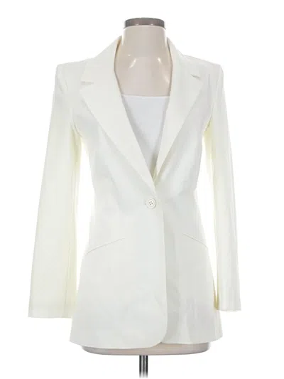 Asos Design Blazer Jacket In White