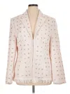 Asos Design Blazer Jacket In White