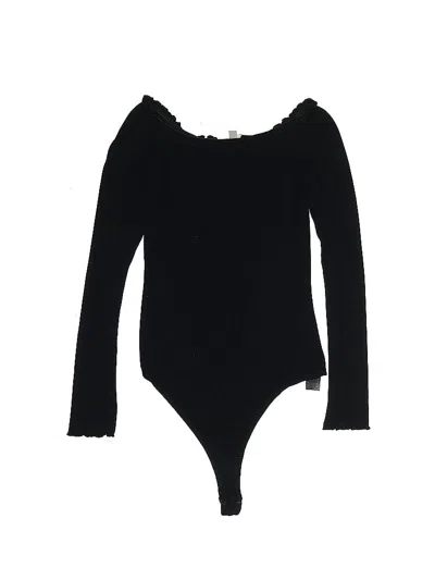 Pre-owned Asos Design Bodysuit In Black