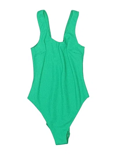 Pre-owned Asos Design Bodysuit In Green