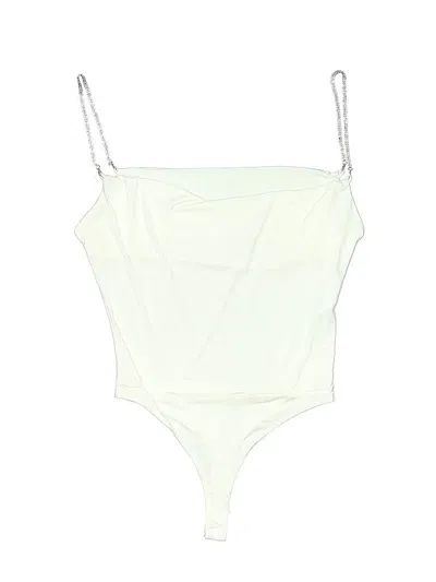Pre-owned Asos Design Bodysuit In Ivory
