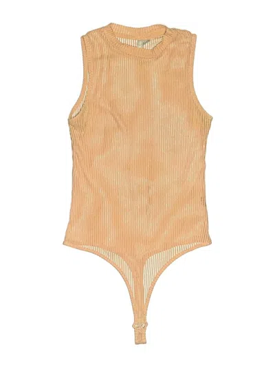 Pre-owned Asos Design Bodysuit In Orange