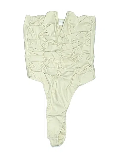 Pre-owned Asos Design Bodysuit In White