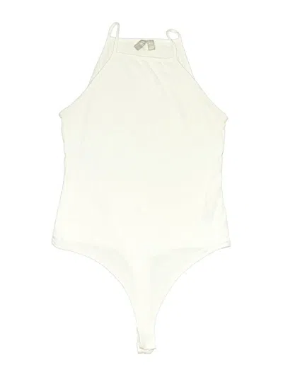 Pre-owned Asos Design Bodysuit In White