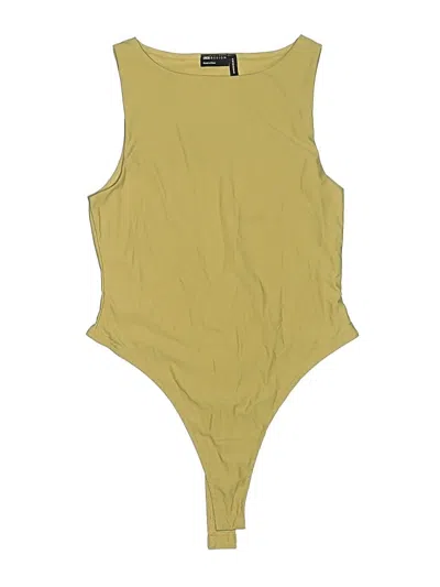 Pre-owned Asos Design Bodysuit In Yellow