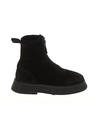 Pre-owned Asos Design Boots In Black