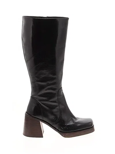 Pre-owned Asos Design Boots In Black