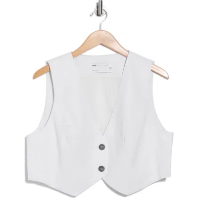 Asos Design Boxy Waistcoat In Blue