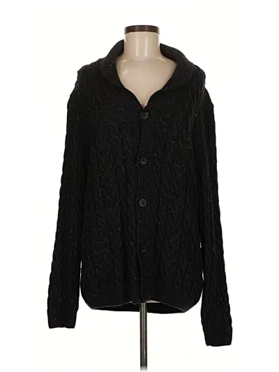 Pre-owned Asos Design Cardigan Sweater In Black