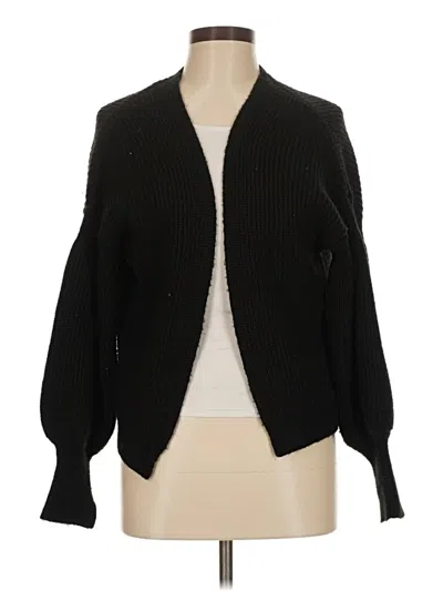 Pre-owned Asos Design Cardigan Sweater In Black