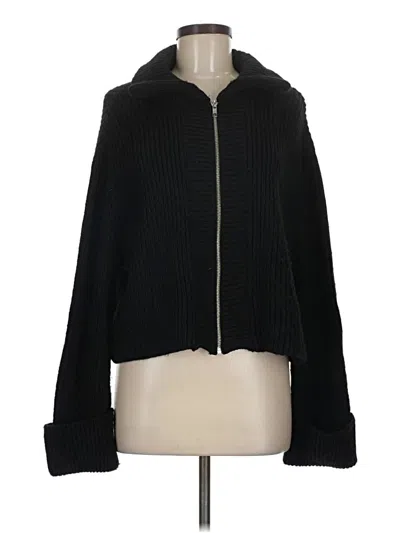 Pre-owned Asos Design Cardigan Sweater In Black