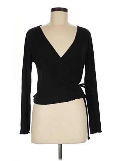 Pre-owned Asos Design Cardigan Sweater In Black