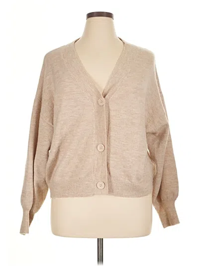 Pre-owned Asos Design Cardigan Sweater In Brown
