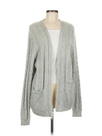 Pre-owned Asos Design Cardigan Sweater In Gray