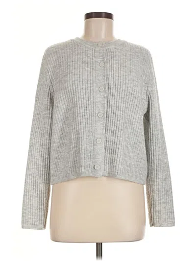 Pre-owned Asos Design Cardigan Sweater In Gray