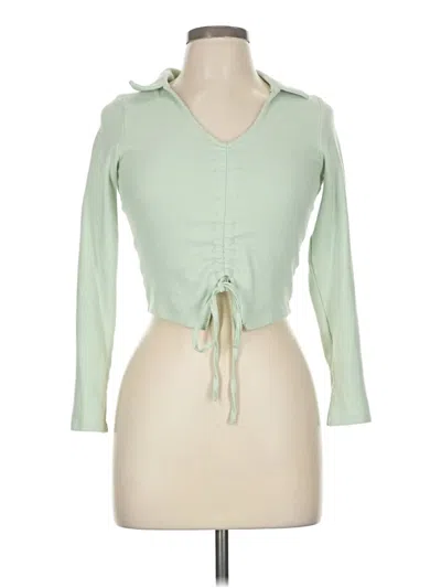 Pre-owned Asos Design Cardigan Sweater In Green