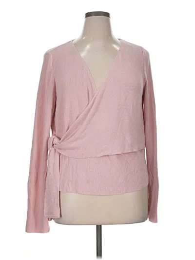 Pre-owned Asos Design Cardigan Sweater In Pink