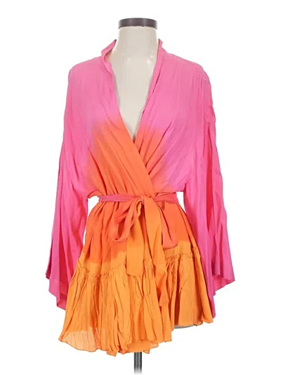Pre-owned Asos Design Cardigan Sweater In Pink