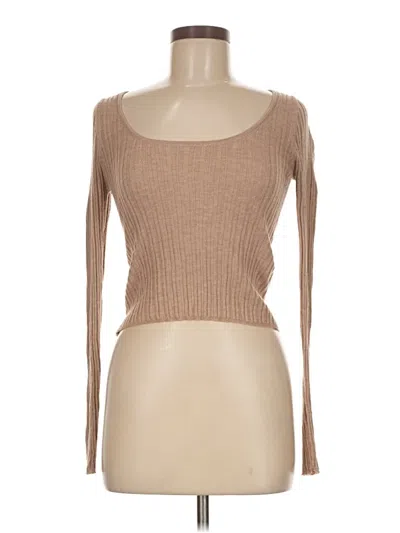Pre-owned Asos Design Cardigan Sweater In Tan