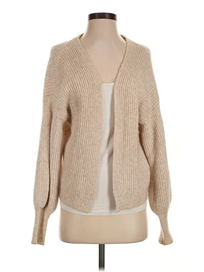 Pre-owned Asos Design Cardigan Sweater In Tan