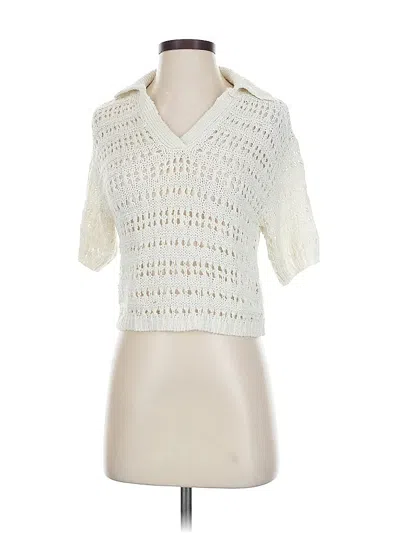 Pre-owned Asos Design Cardigan Sweater In White