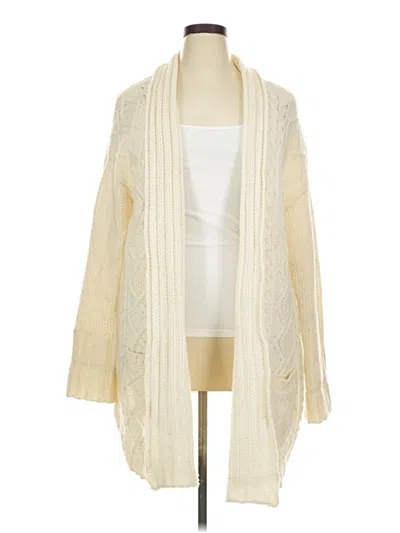Pre-owned Asos Design Cardigan Sweater In White