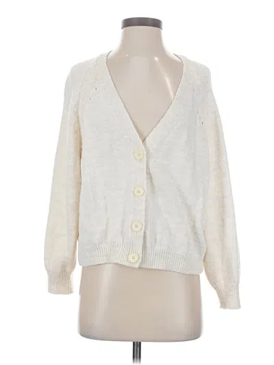 Pre-owned Asos Design Cardigan Sweater In White