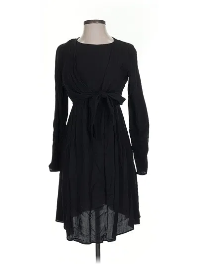 Pre-owned Asos Design Casual Dress In Black