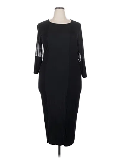Pre-owned Asos Design Casual Dress In Black