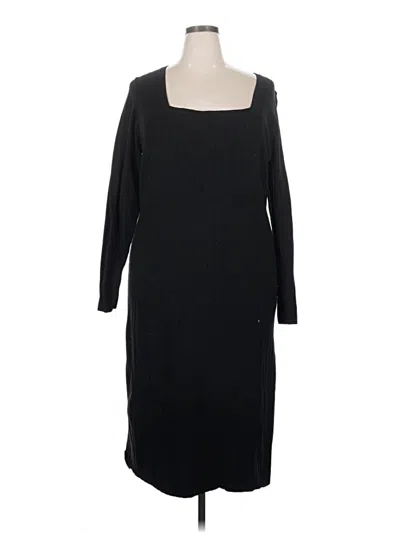 Pre-owned Asos Design Casual Dress In Black
