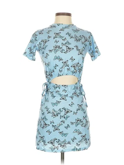 Pre-owned Asos Design Casual Dress In Blue
