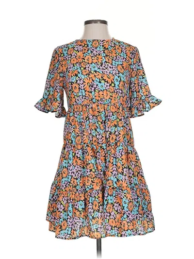 Pre-owned Asos Design Casual Dress In Blue