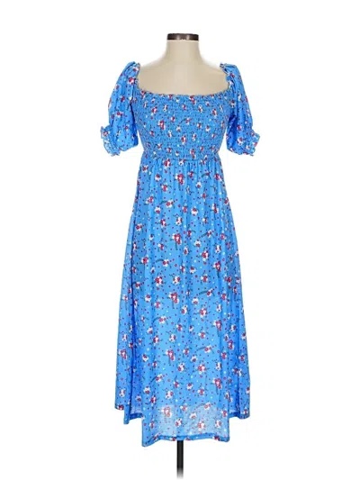 Pre-owned Asos Design Casual Dress In Blue
