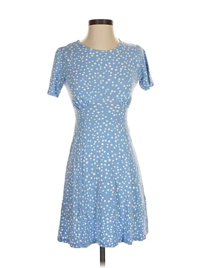 Pre-owned Asos Design Casual Dress In Blue