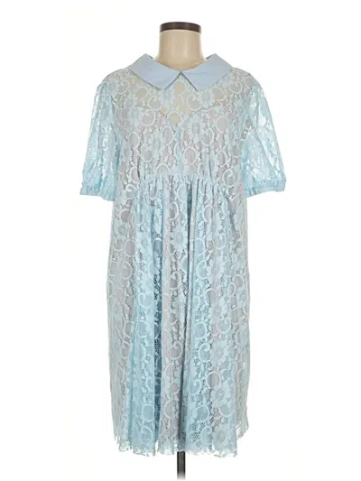 Pre-owned Asos Design Casual Dress In Blue