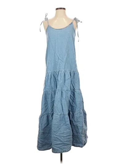 Pre-owned Asos Design Casual Dress In Blue