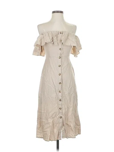 Pre-owned Asos Design Casual Dress In Brown