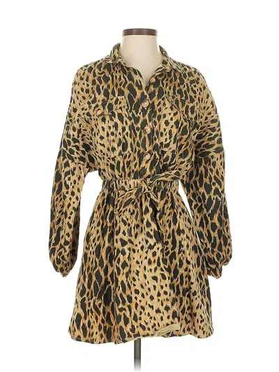 Pre-owned Asos Design Casual Dress In Brown