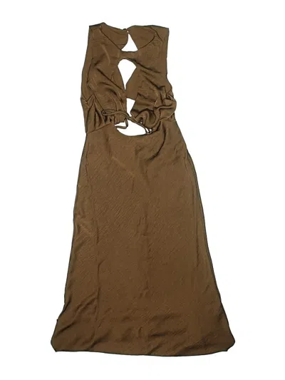 Pre-owned Asos Design Casual Dress In Brown