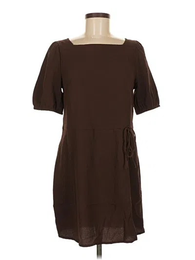 Pre-owned Asos Design Casual Dress In Brown